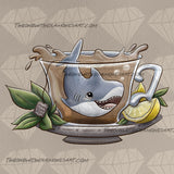 Tea Collective - Shark ©Parente Illustration