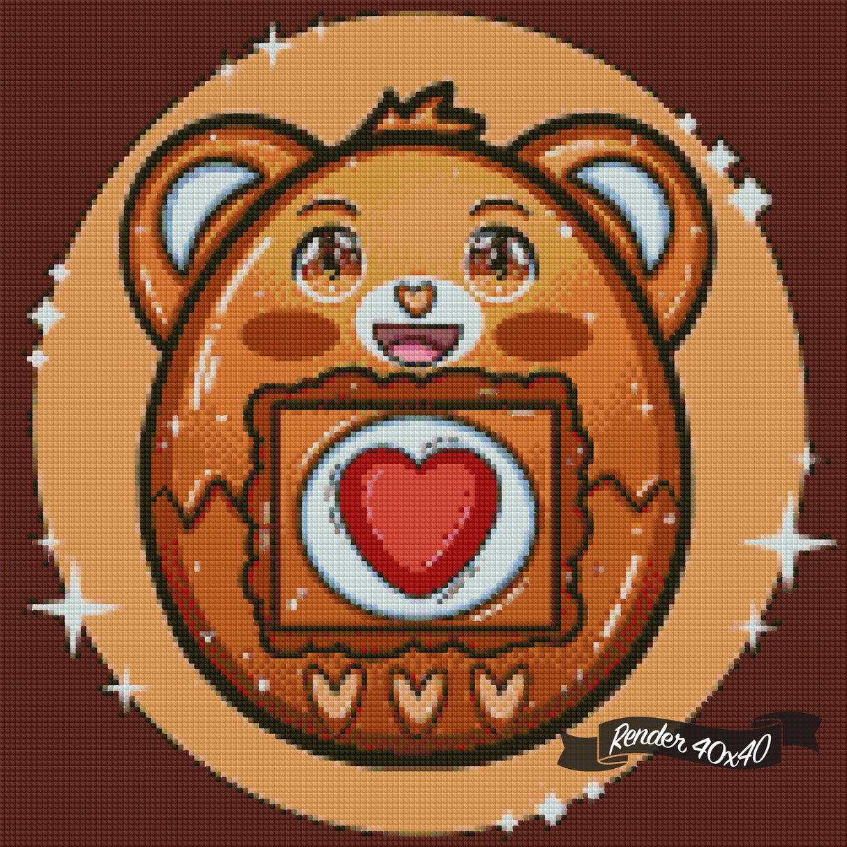 Tenderheart Bear ©Aaliyah @Craftie Nymphs