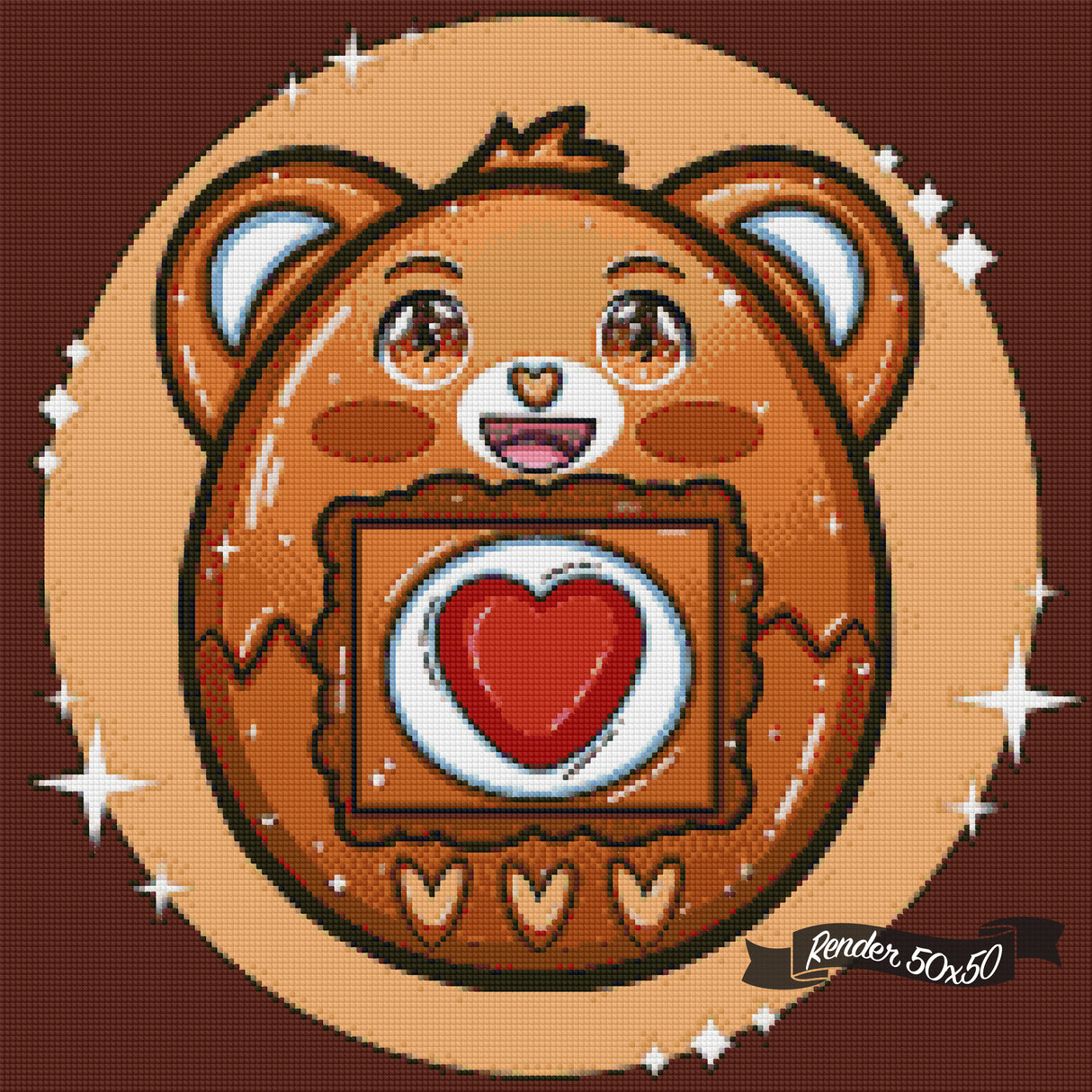 Tenderheart Bear ©Aaliyah @Craftie Nymphs