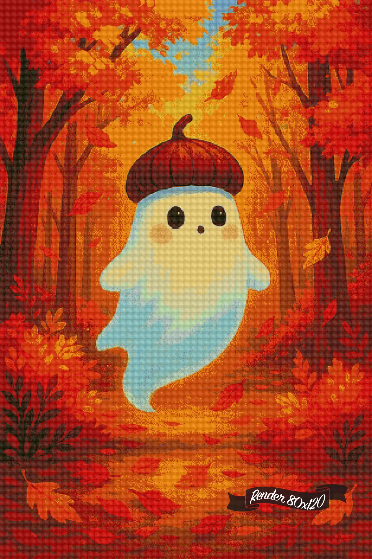 The Autumn Spirit's Stroll ©The One With The Diamond Art