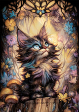 The Curious Kitten ©Cocomarshmallow Art