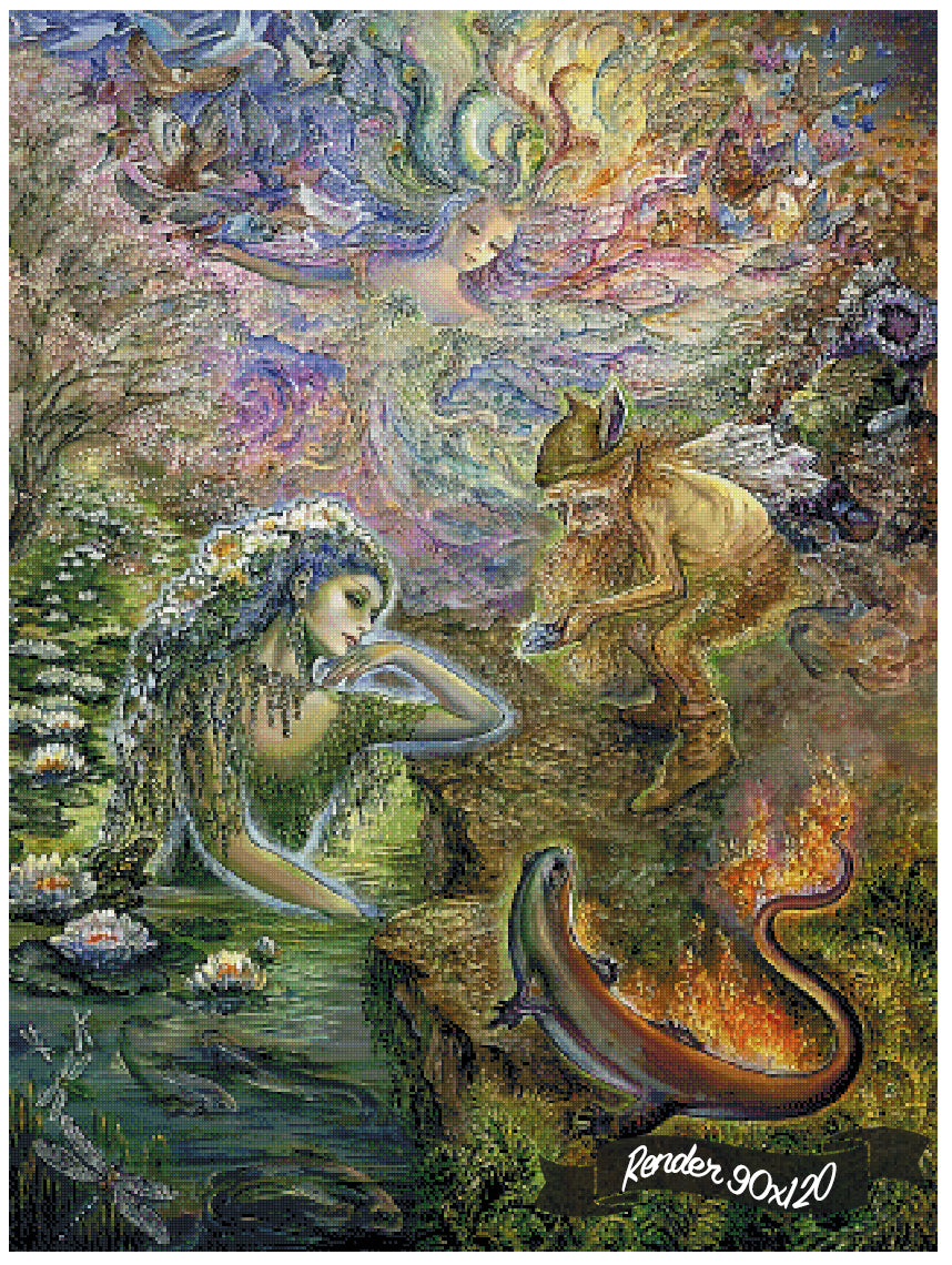 The Elementals ©Josephine Wall