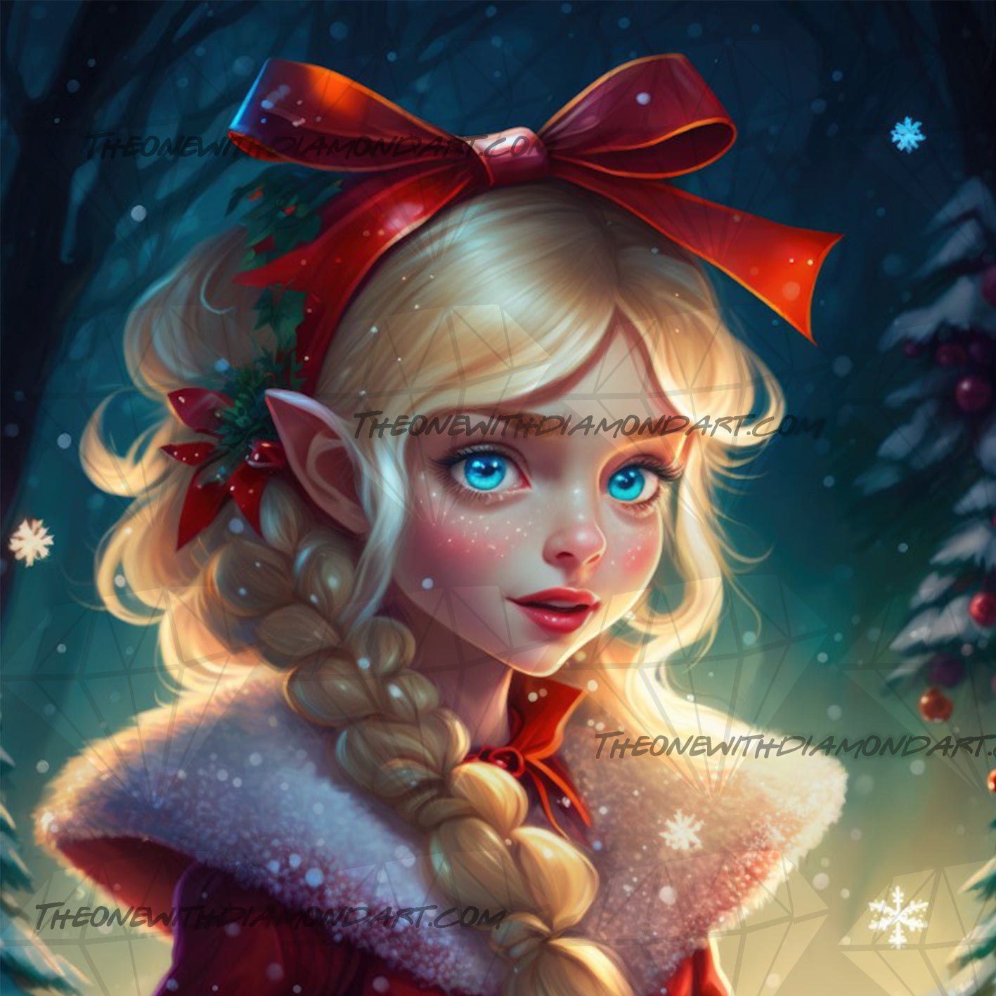 The Elf Princess ©Laura @cocomarshmallow_art – The One With The Diamond Art