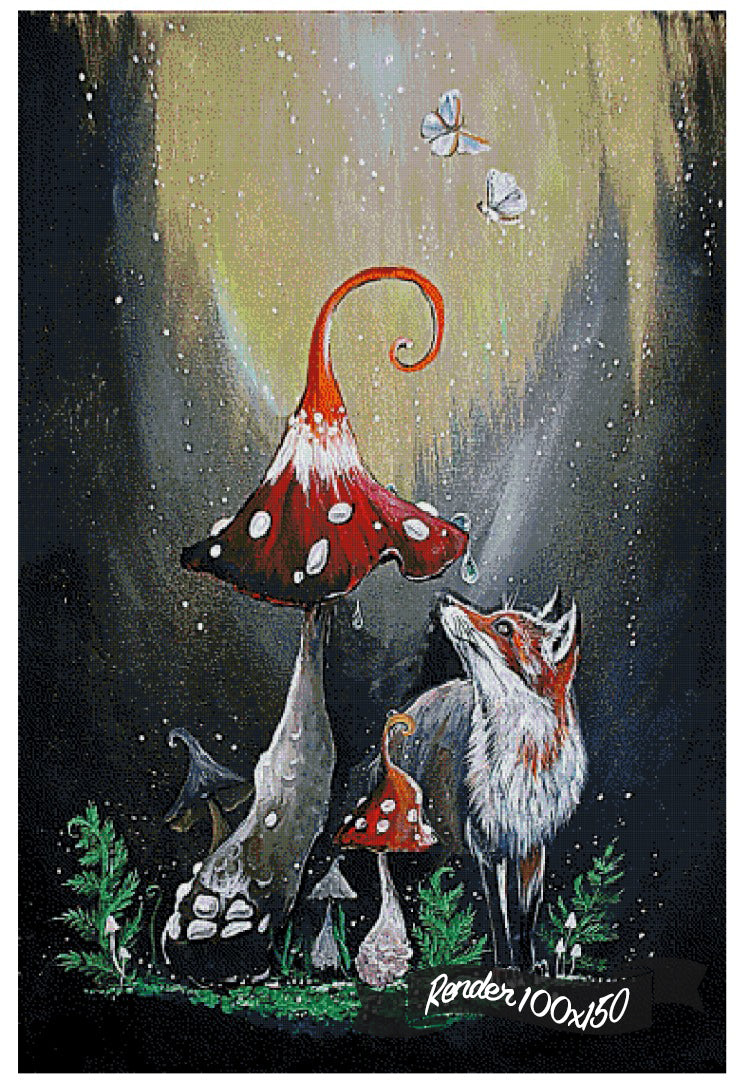 The Fox And The Mushroom ©Silvia Popescu