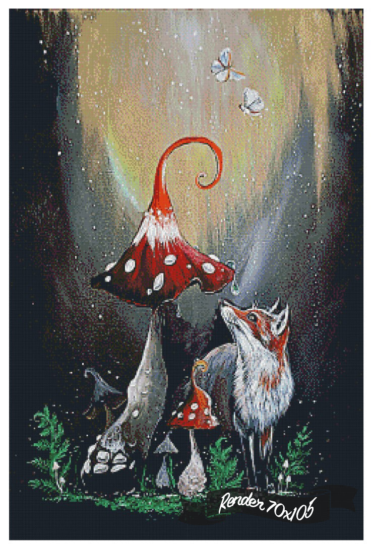The Fox And The Mushroom ©Silvia Popescu