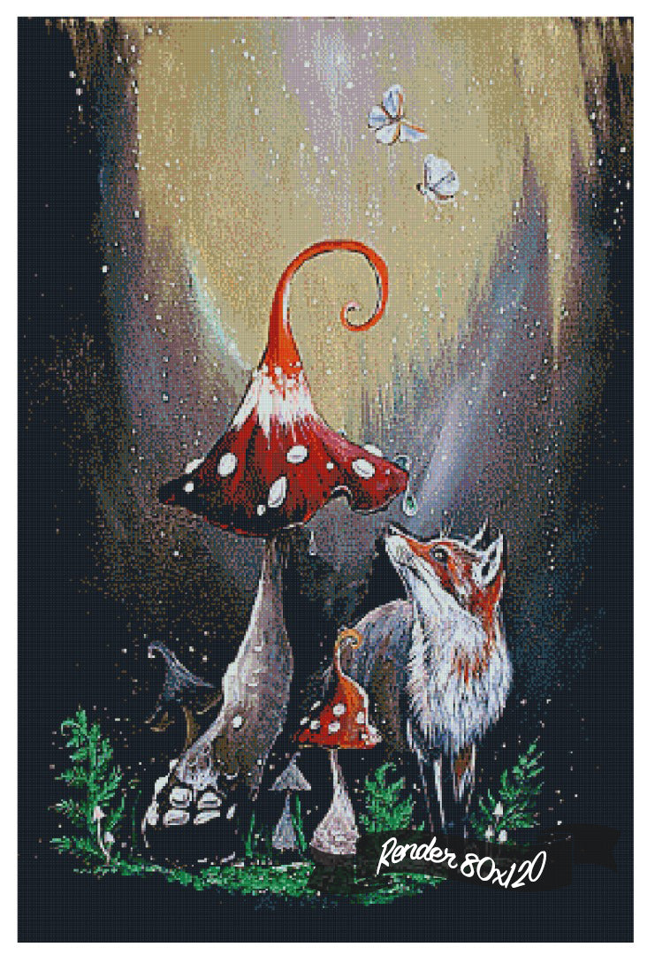 The Fox And The Mushroom ©Silvia Popescu