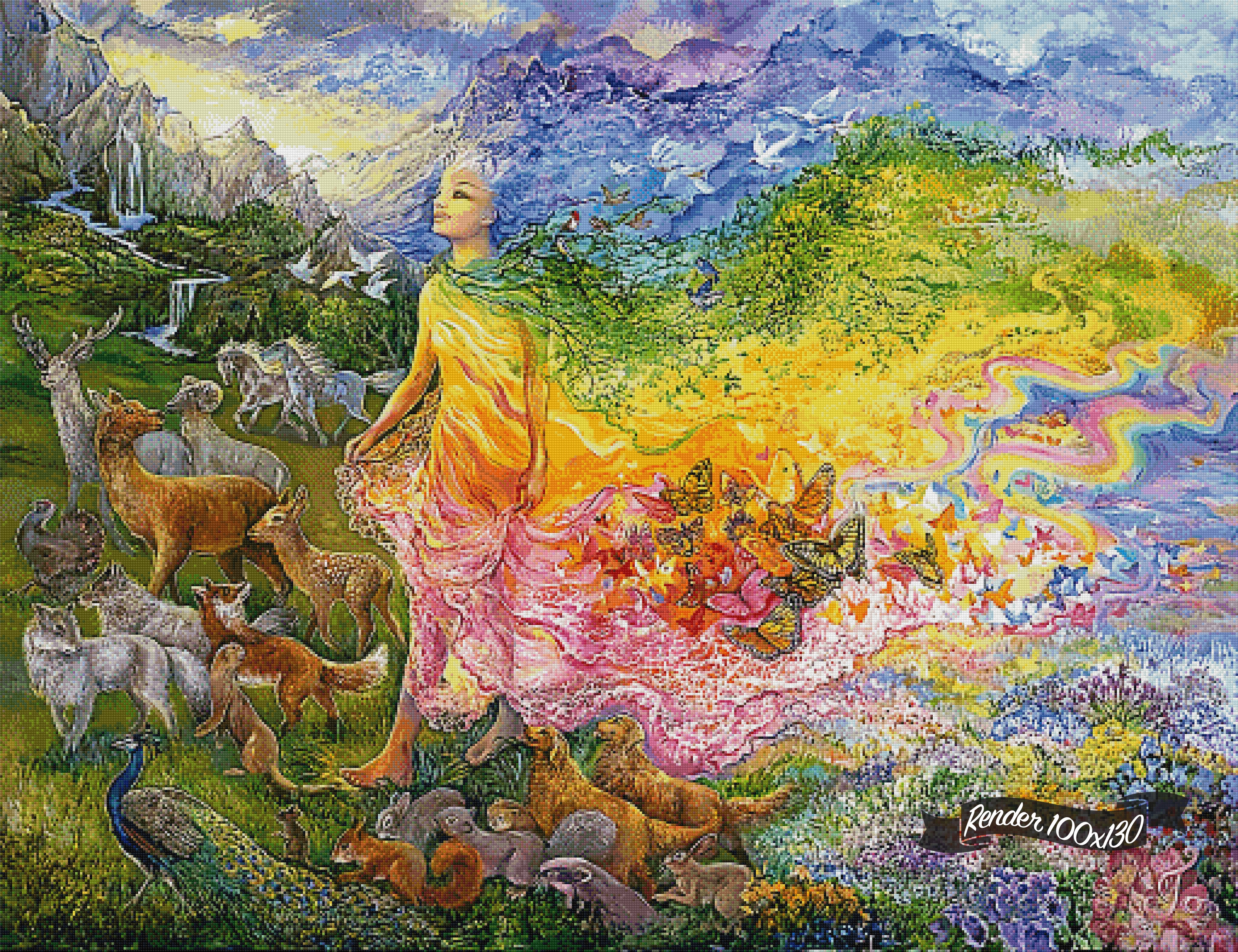 The Gladness Of Gaia ©Josephine Wall – The One With The Diamond Art