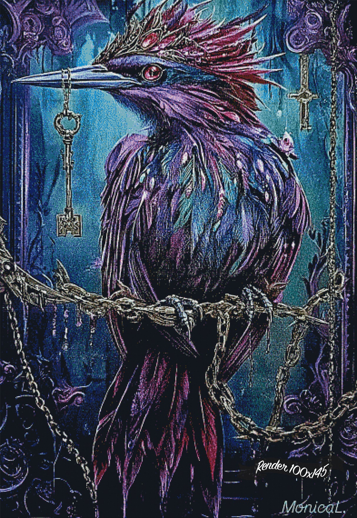 The Gothic Raven ©MonicaL.Art.