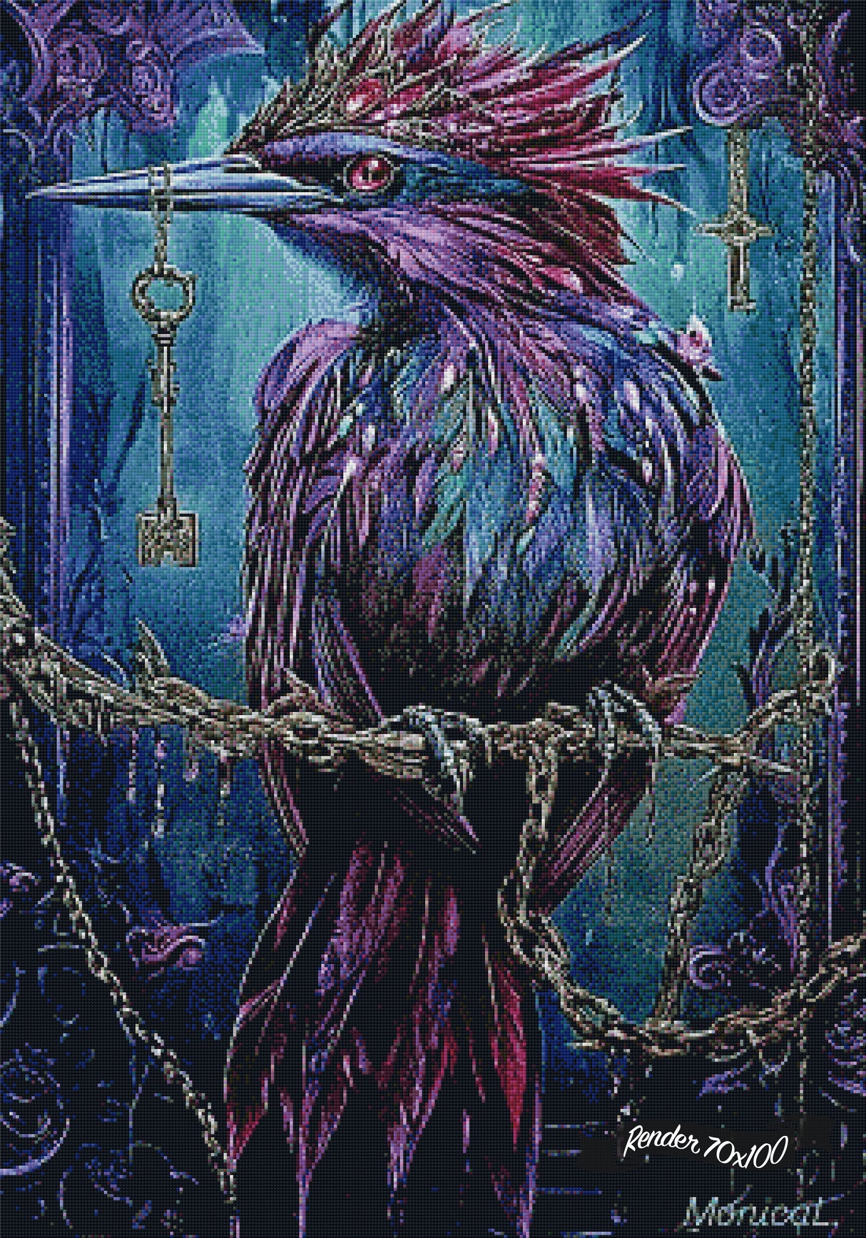 The Gothic Raven ©MonicaL.Art.