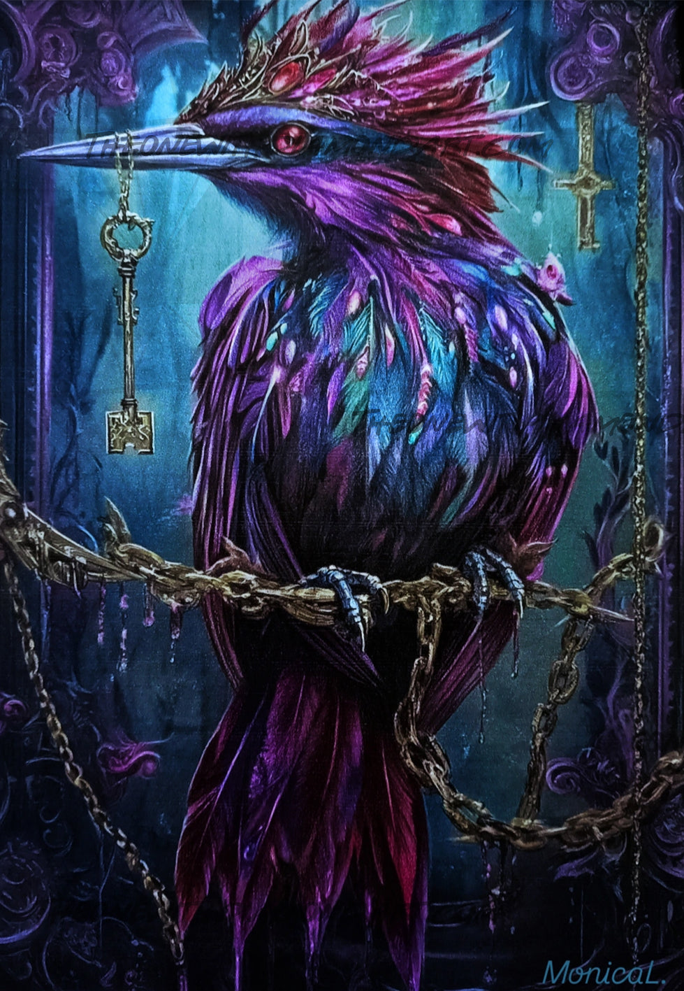 The Gothic Raven ©MonicaL.Art.