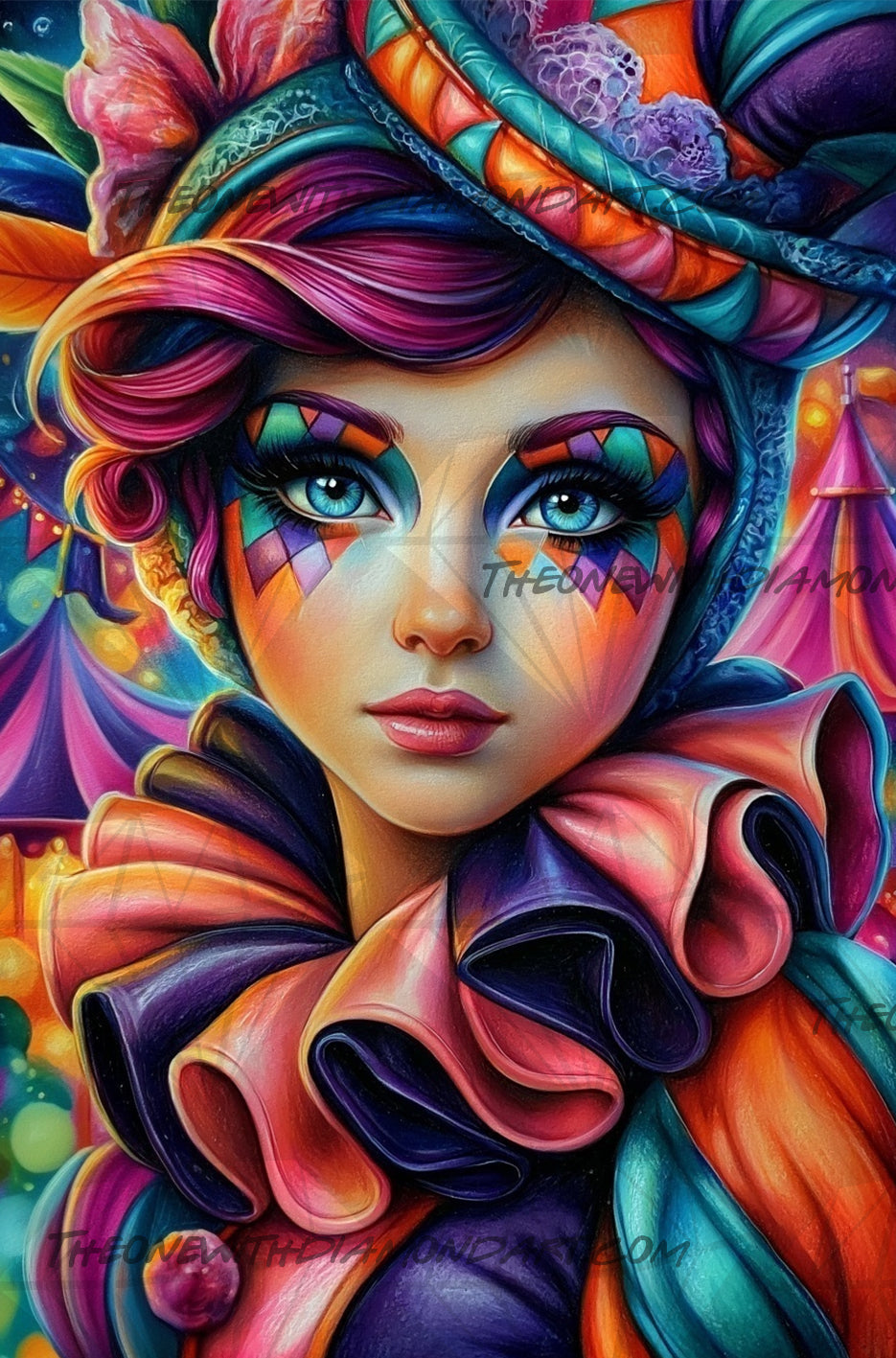 *Paint By Numbers* The Kaleidoscope Harlequin ©Finira