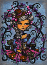 *Hand-Rendered* The Kitty Collector 2 ©Regan Kubecek