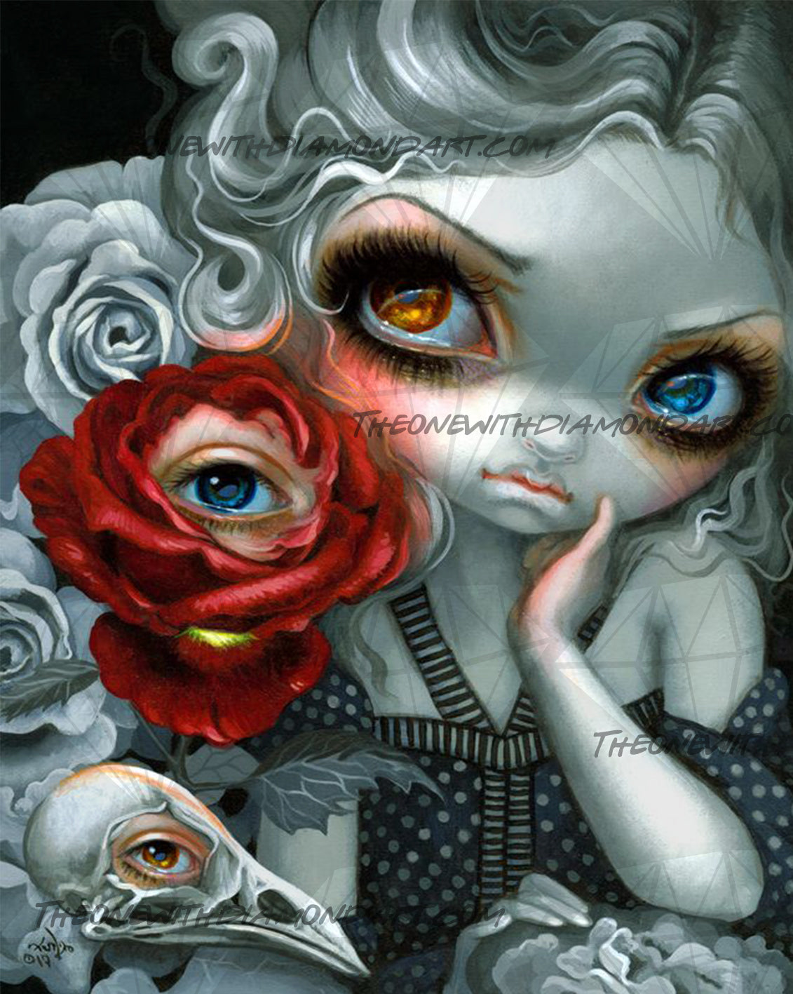 The Nightingale And The Rose ©Jasmine Becket-Griffith