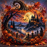 The Pumpkin Portal ©The One With The Diamond Art