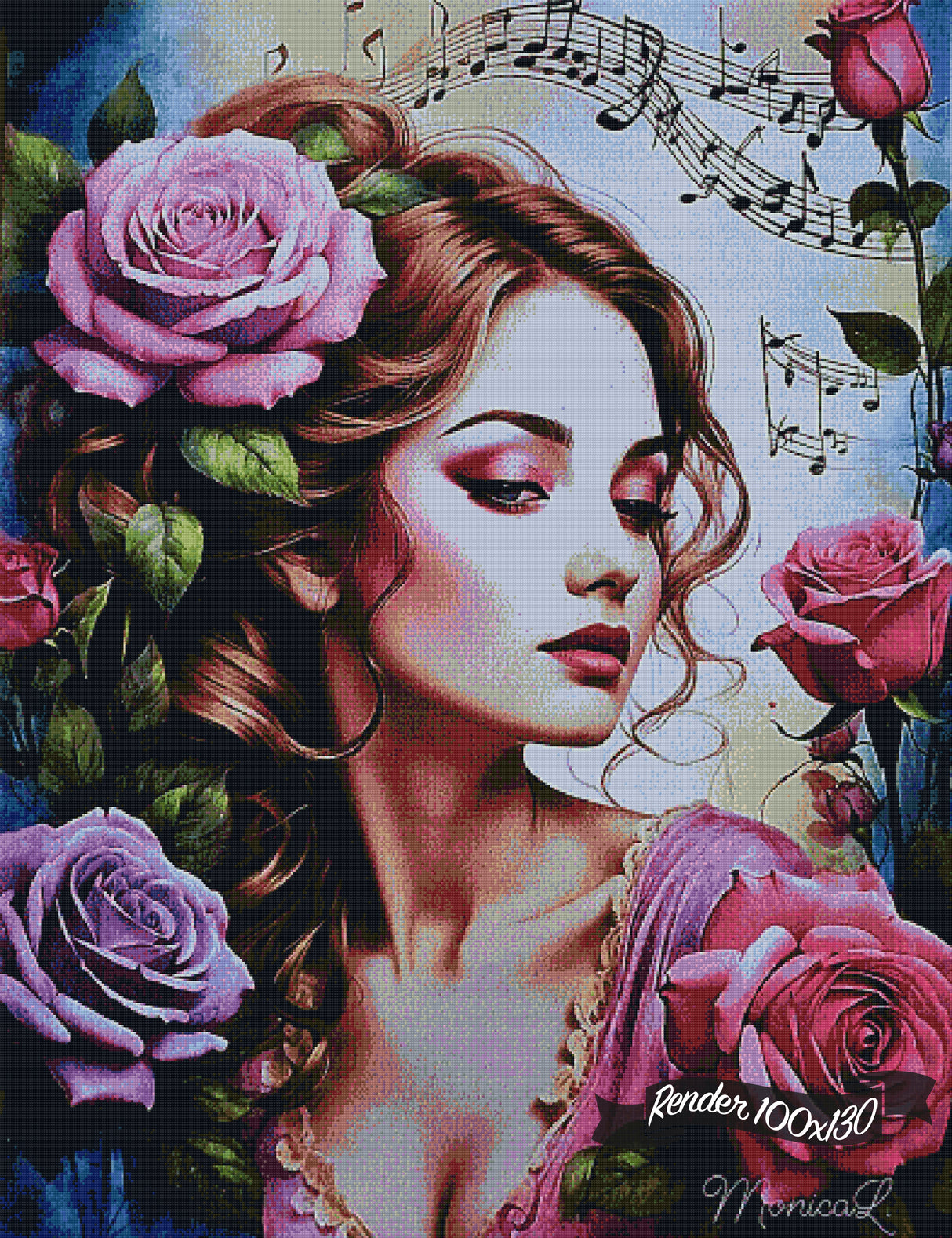 The Rose Girl ©MonicaL.Art.