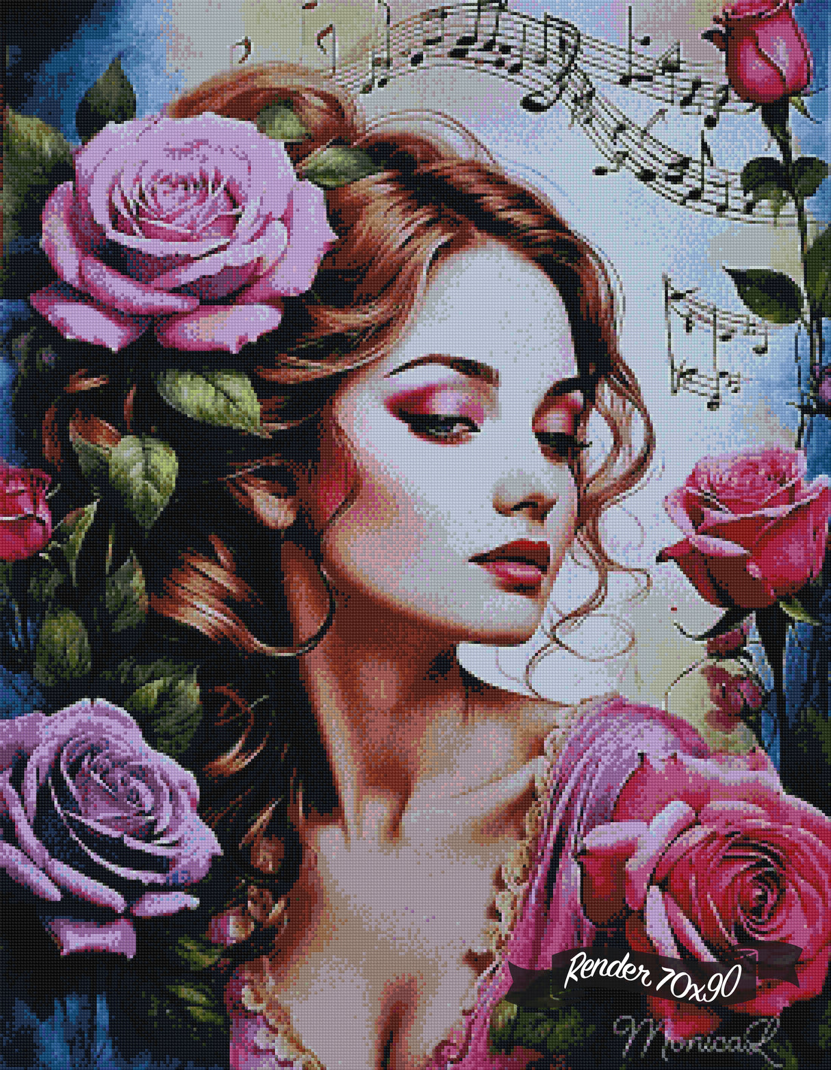 The Rose Girl ©MonicaL.Art.