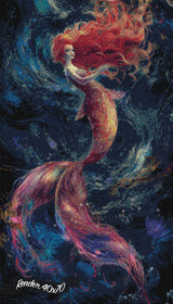 The Ruby Mermaid ©Cocomarshmallow Art