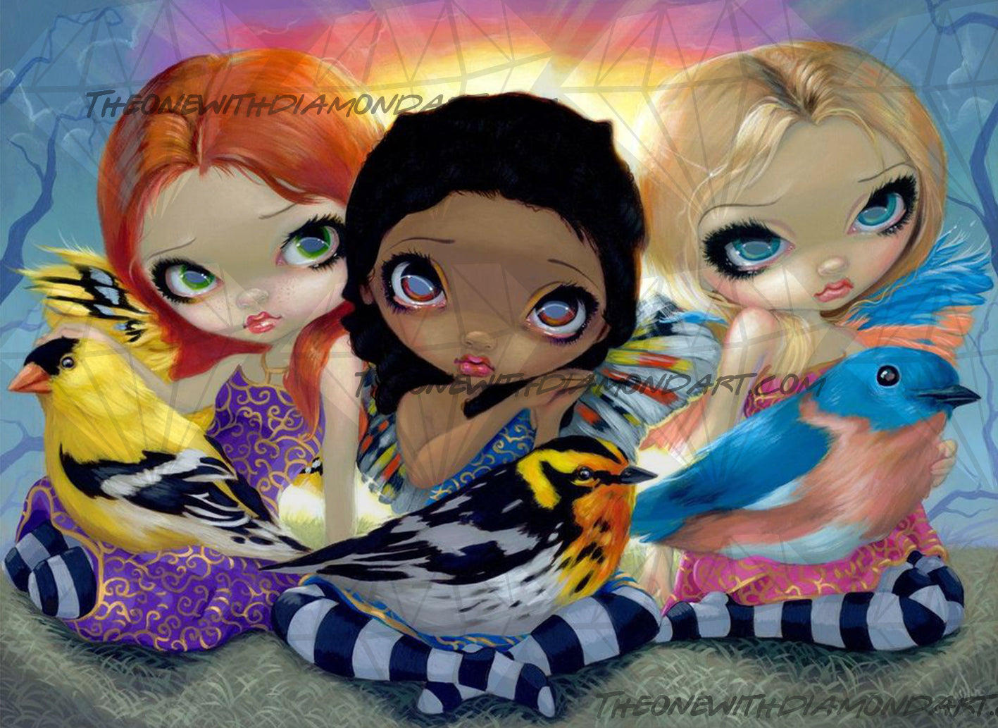 Three Little Birds ©Jasmine Becket-Griffith