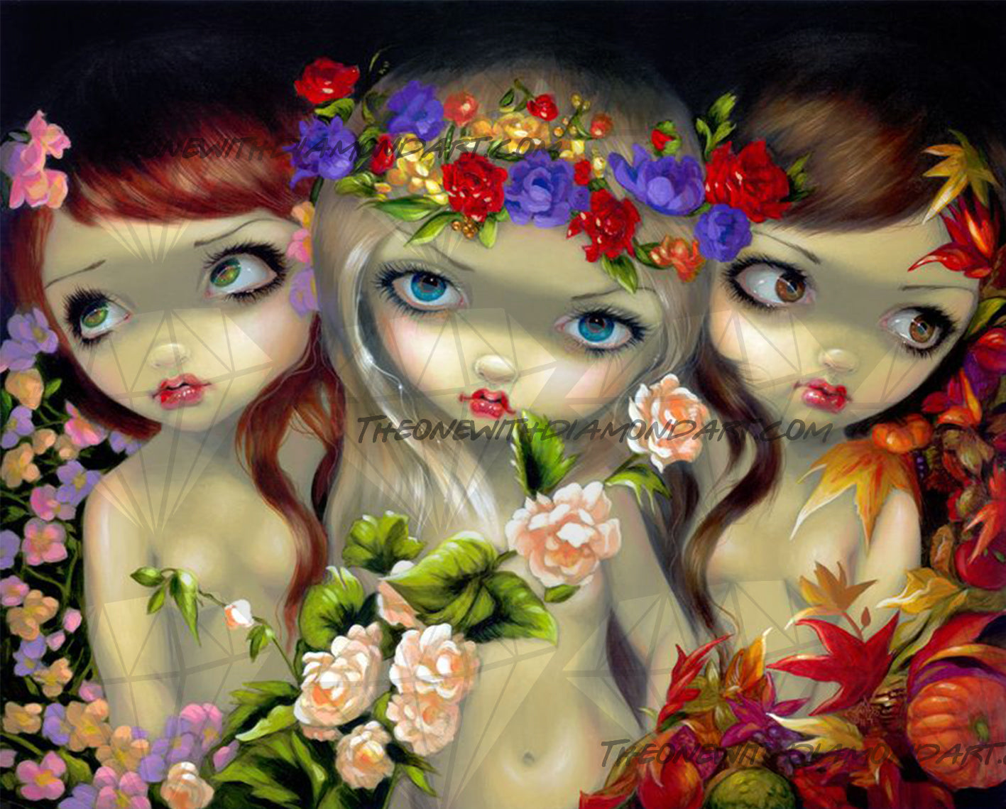 The Three Graces ©Jasmine Becket-Griffith