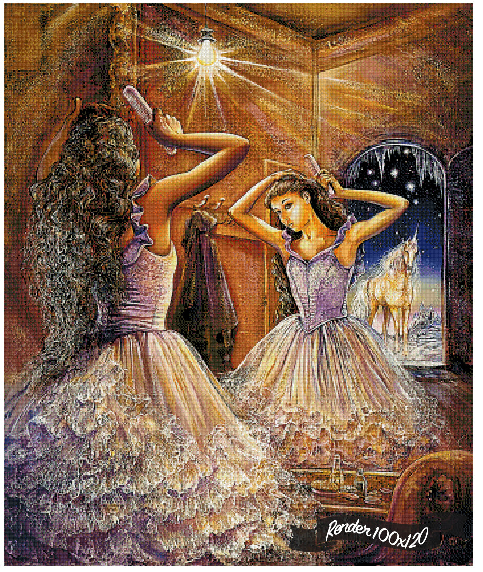 The Visitor ©Josephine Wall – The One With The Diamond Art