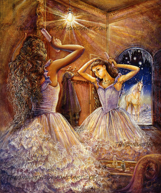 The Visitor ©Josephine Wall