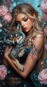 The Watchful Wolf ©Cocomarshmallow Art