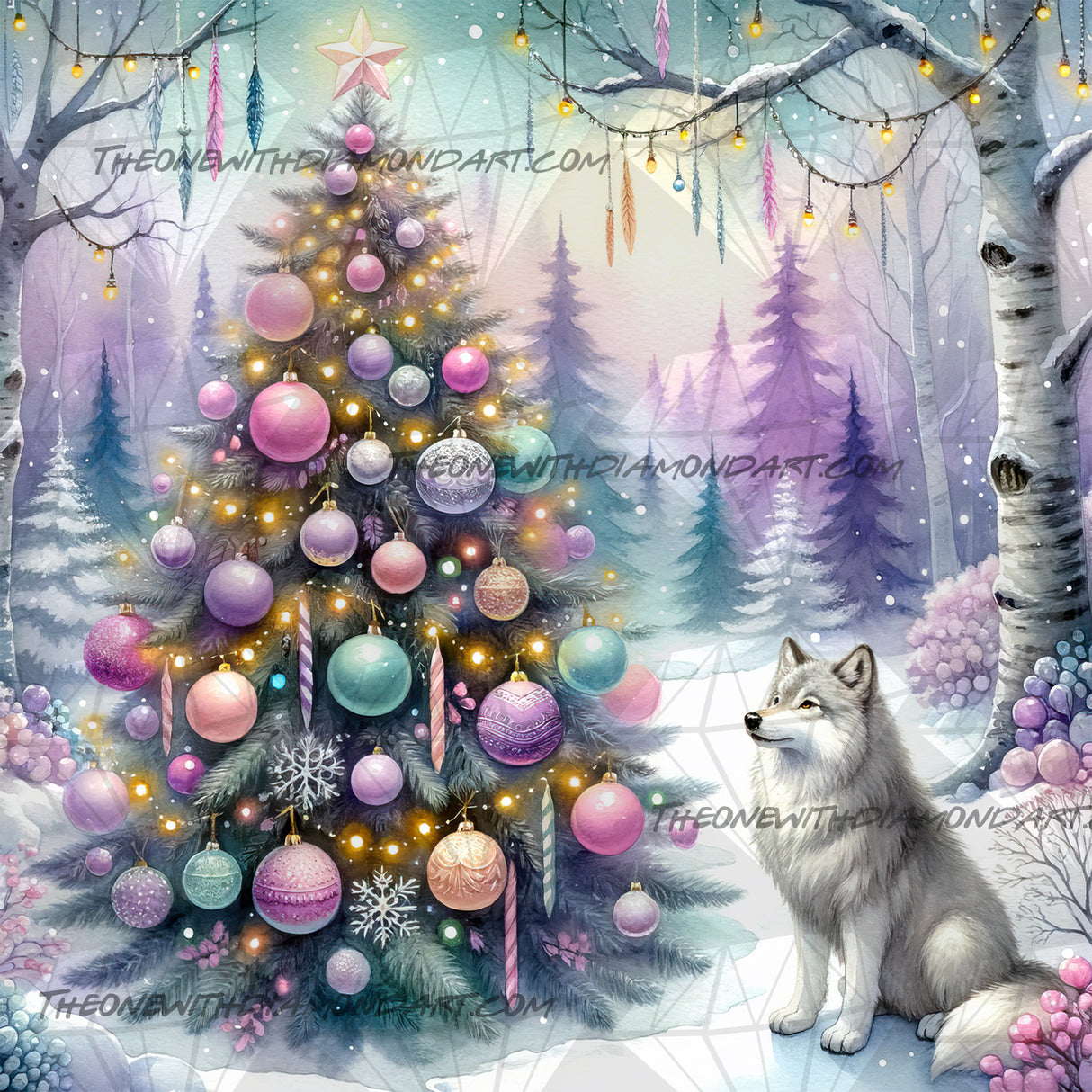 The Wolf And The Tree ©Cocomarshmallow Art