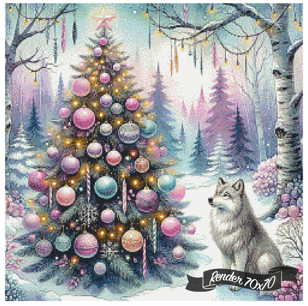 The Wolf And The Tree ©Cocomarshmallow Art