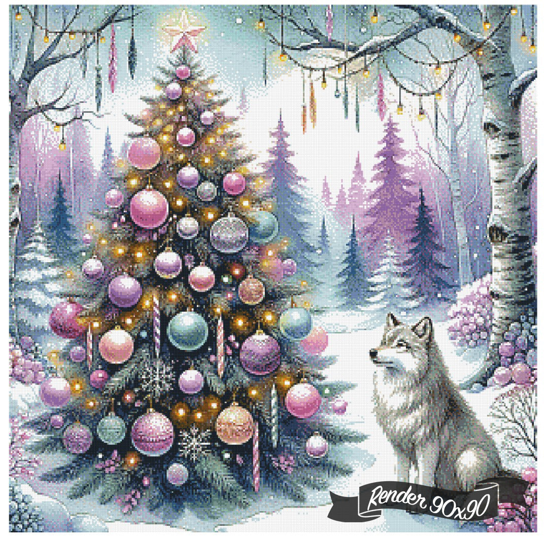 The Wolf And The Tree ©Cocomarshmallow Art