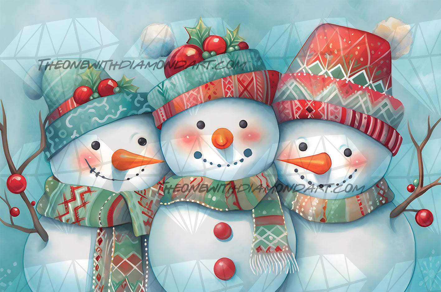 Three Wise Snowmen ©Finira