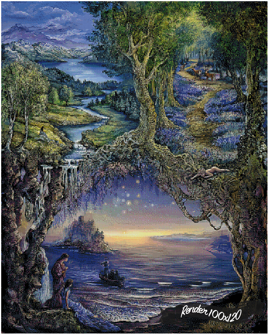 Three Wishes ©Josephine Wall