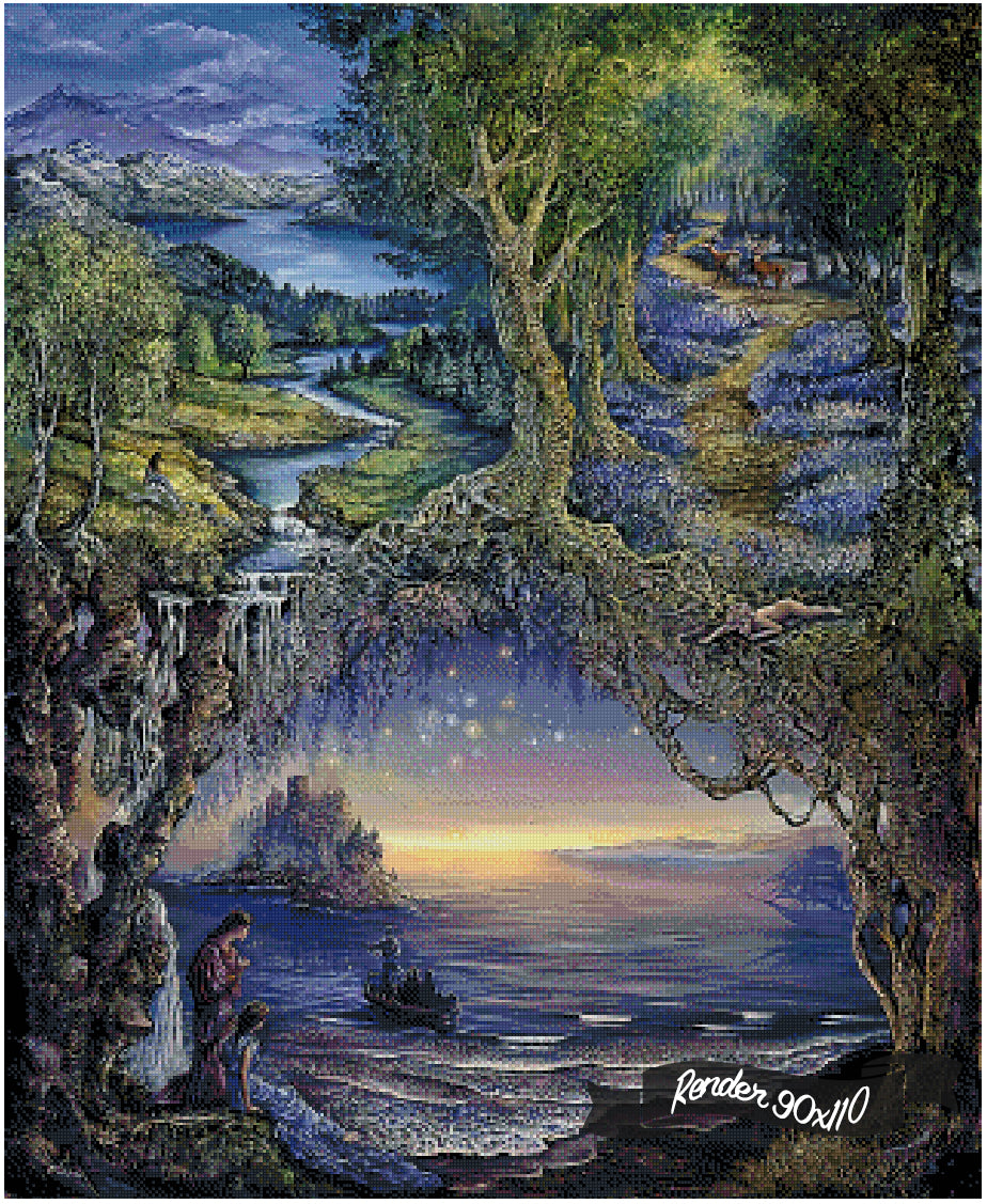 Three Wishes ©Josephine Wall