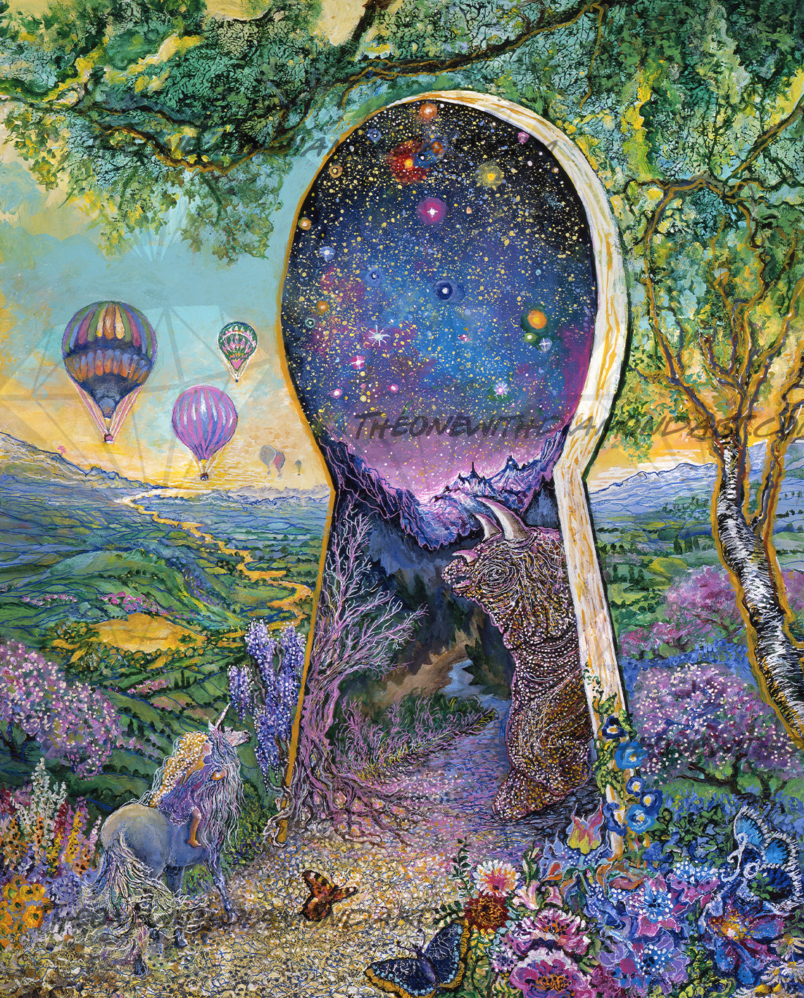 Through The Keyhole 2 ©Josephine Wall