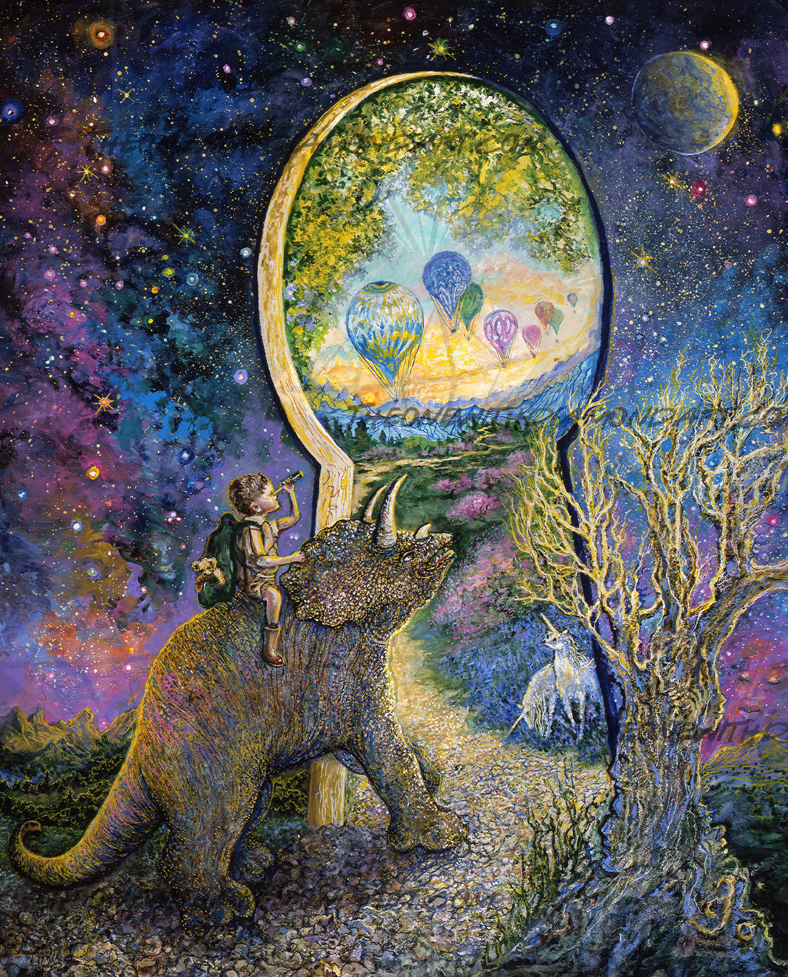 Through The Keyhole ©Josephine Wall