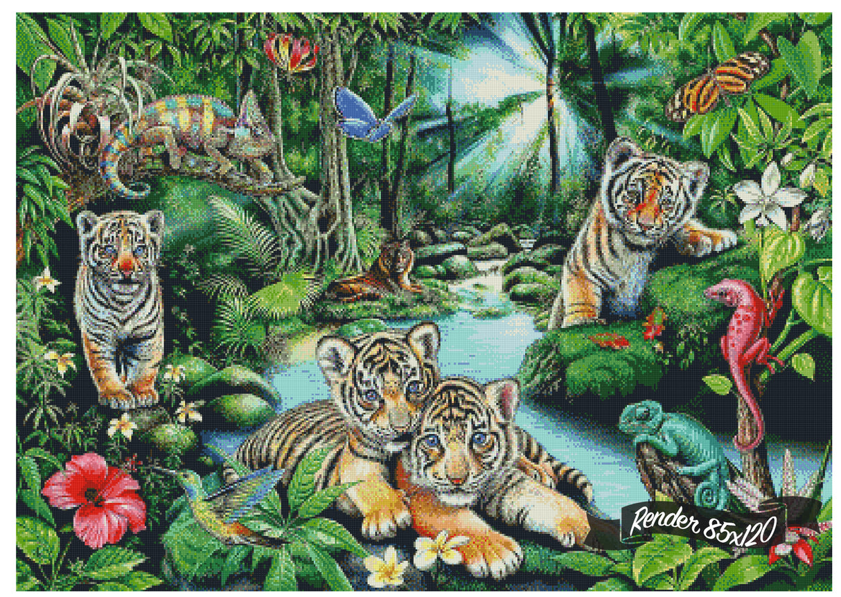 Tropic Jungle ©Mark Gregory. Licensed by MGL, www.mglart.com