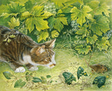 *Paint By Numbers* Twiglet In The Vines With Mouse ©Ivory Cats