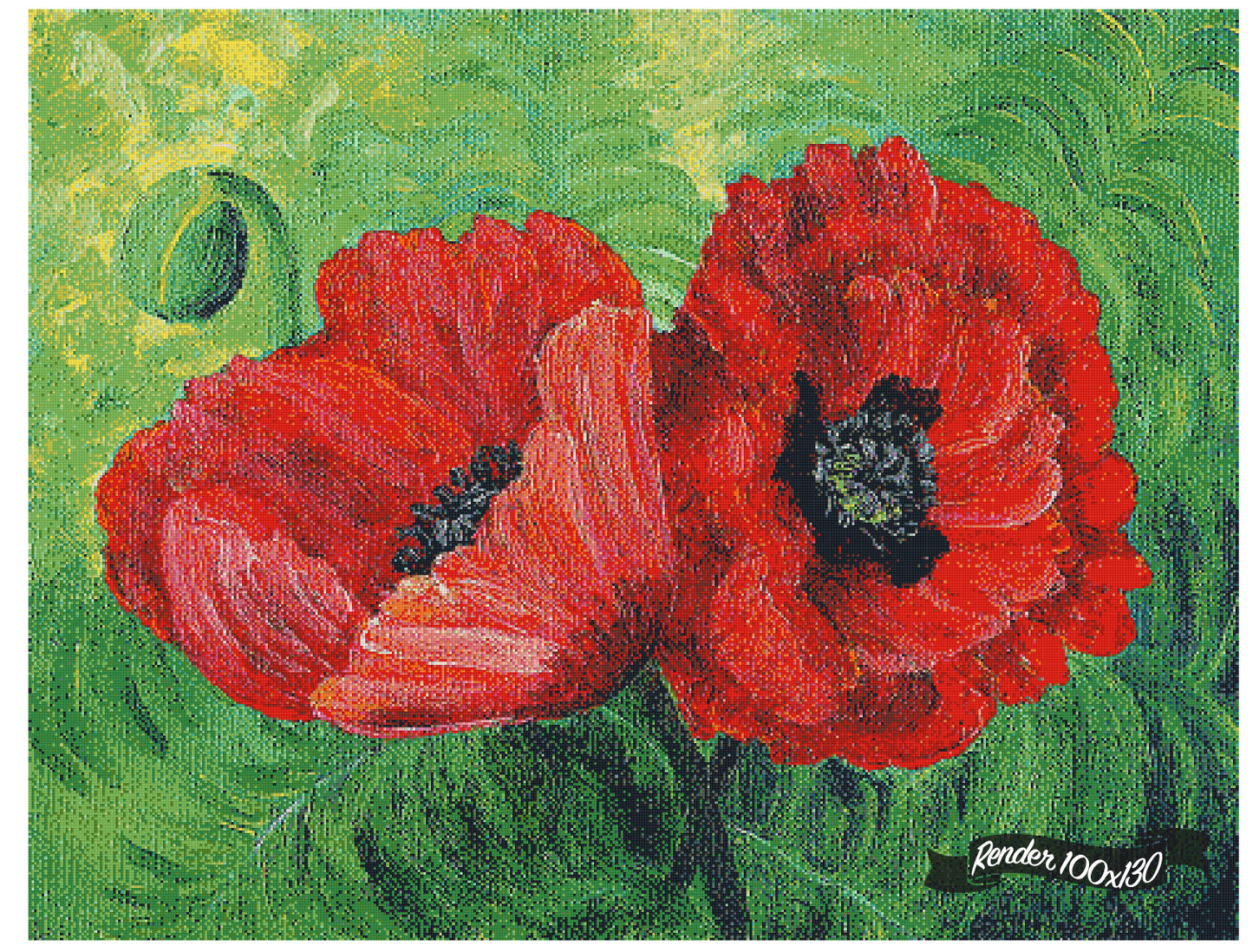 Two Red Poppies ©Laura Milnor Iverson