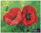 Two Red Poppies ©Laura Milnor Iverson