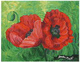 Two Red Poppies ©Laura Milnor Iverson