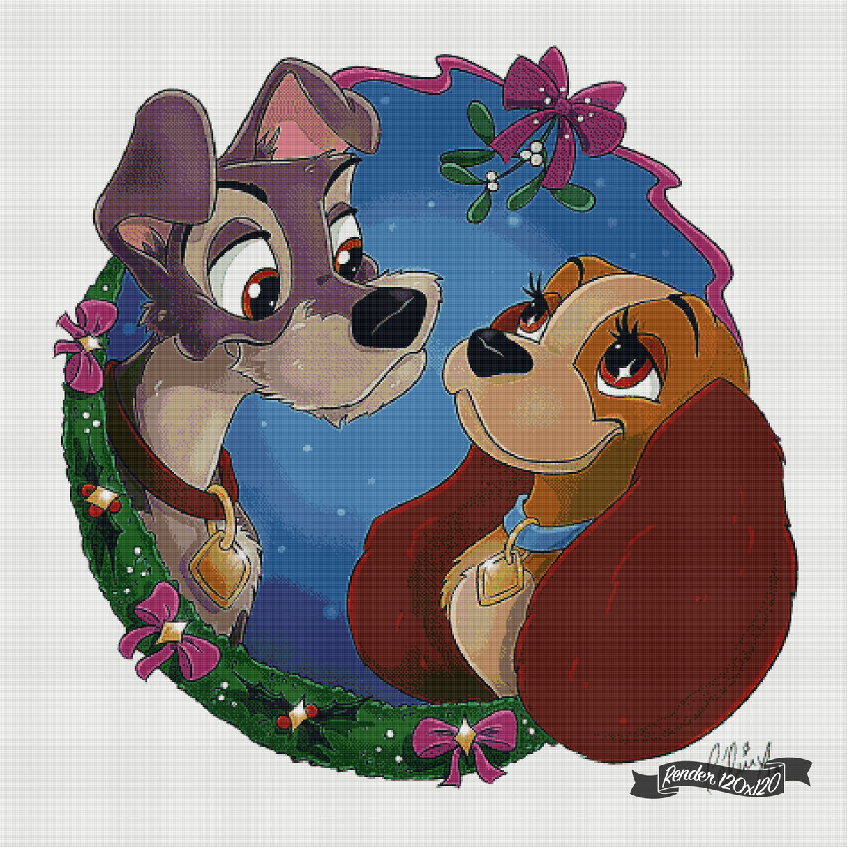 *Limited Edition*Under the Mistletoe ©Céline Lecomte