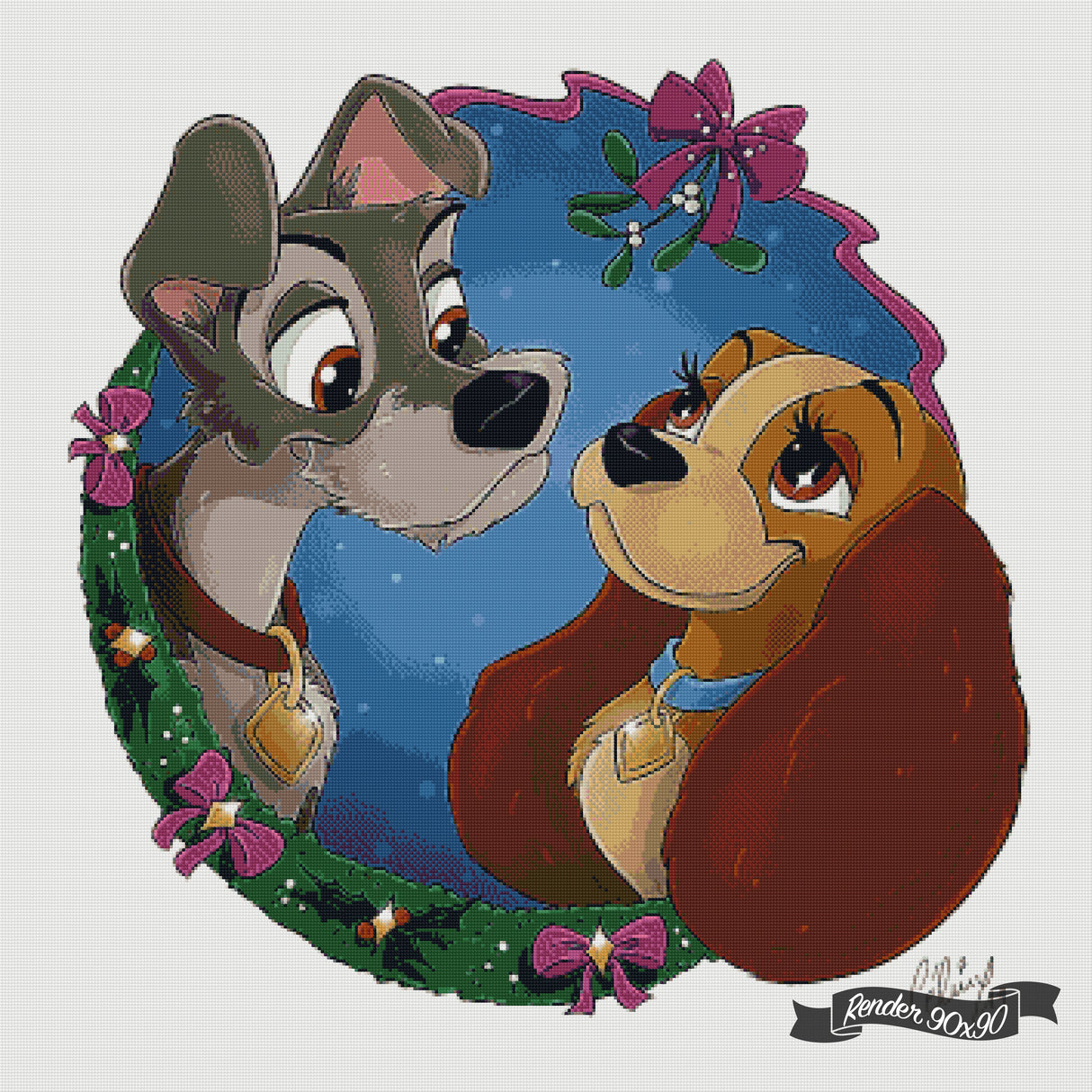 *Limited Edition*Under the Mistletoe ©Céline Lecomte