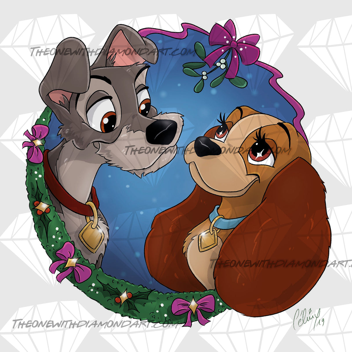 *Limited Edition*Under the Mistletoe ©Céline Lecomte