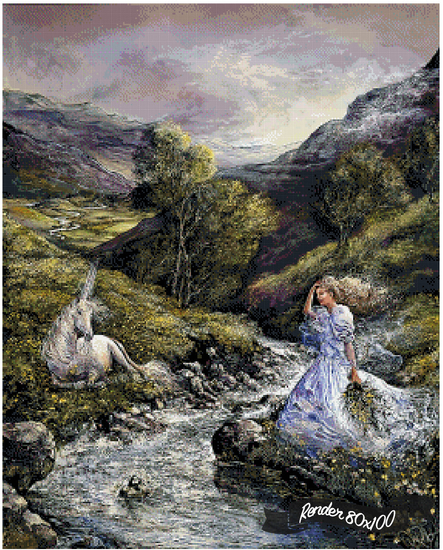 Unicorn Encounter ©Josephine Wall