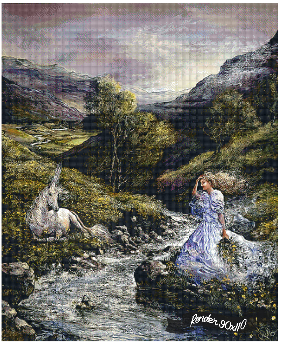 Unicorn Encounter ©Josephine Wall