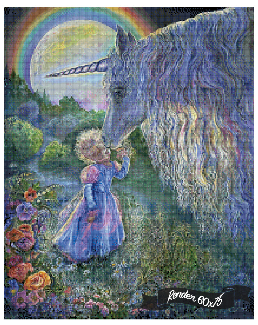 Unicorn Kiss ©Josephine Wall