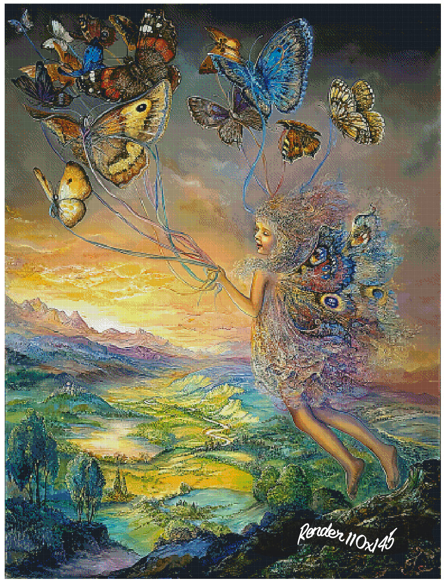 Up, Up And Away ©Josephine Wall