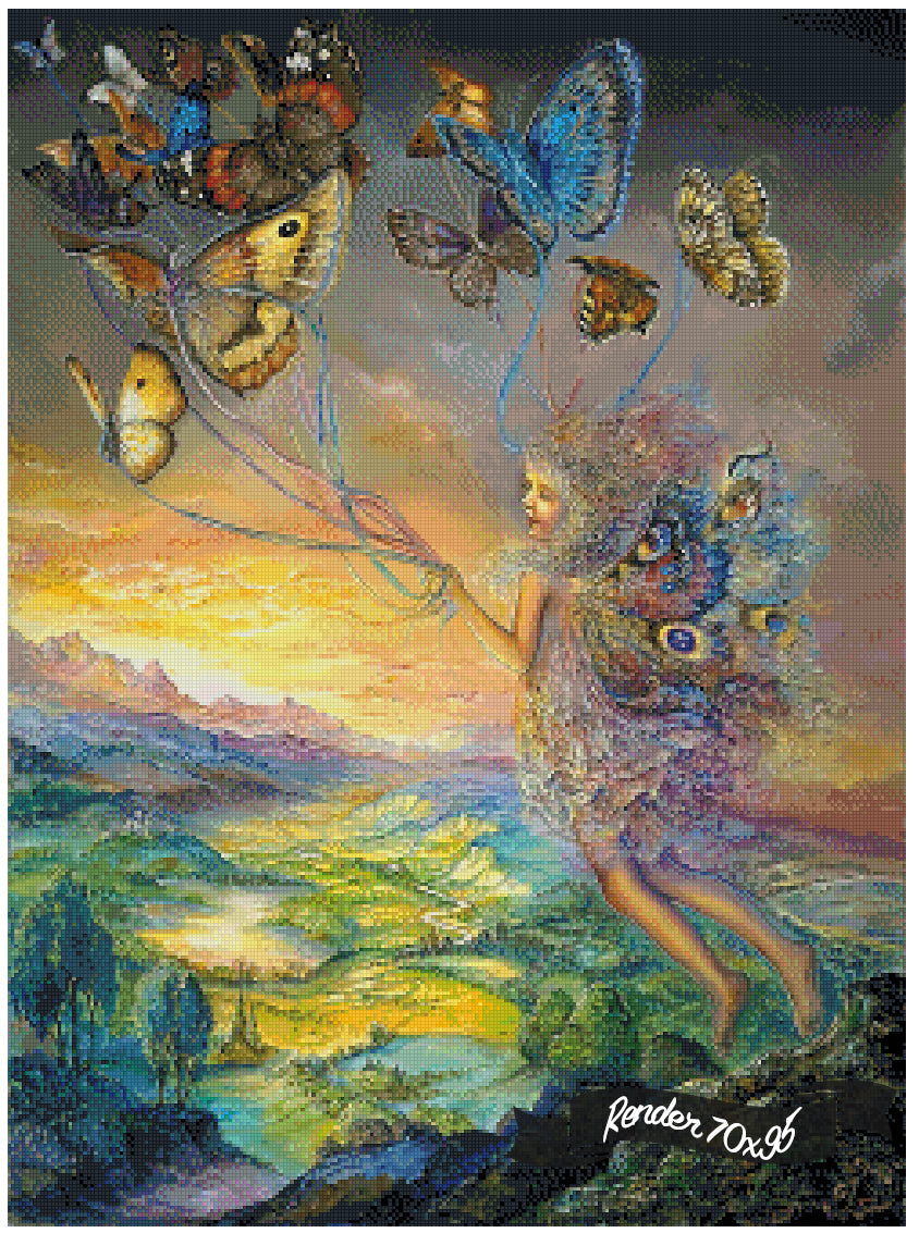 Up, Up And Away ©Josephine Wall