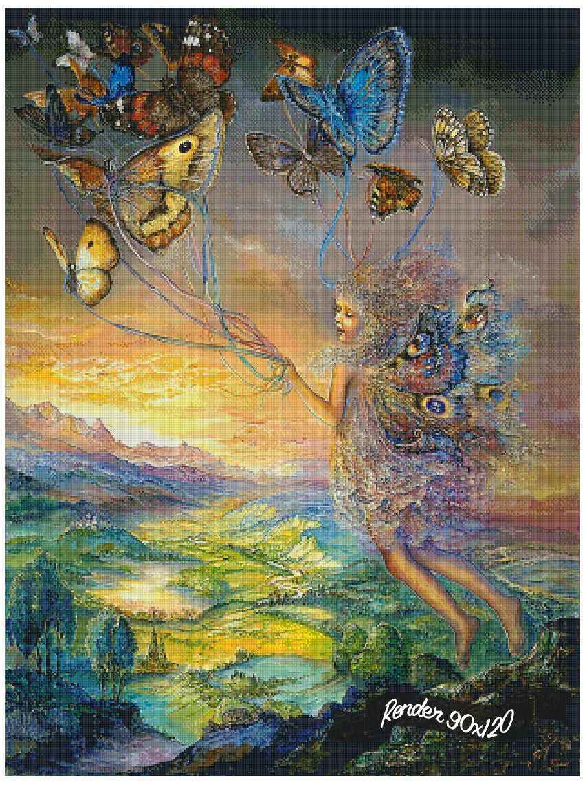 Up, Up And Away ©Josephine Wall