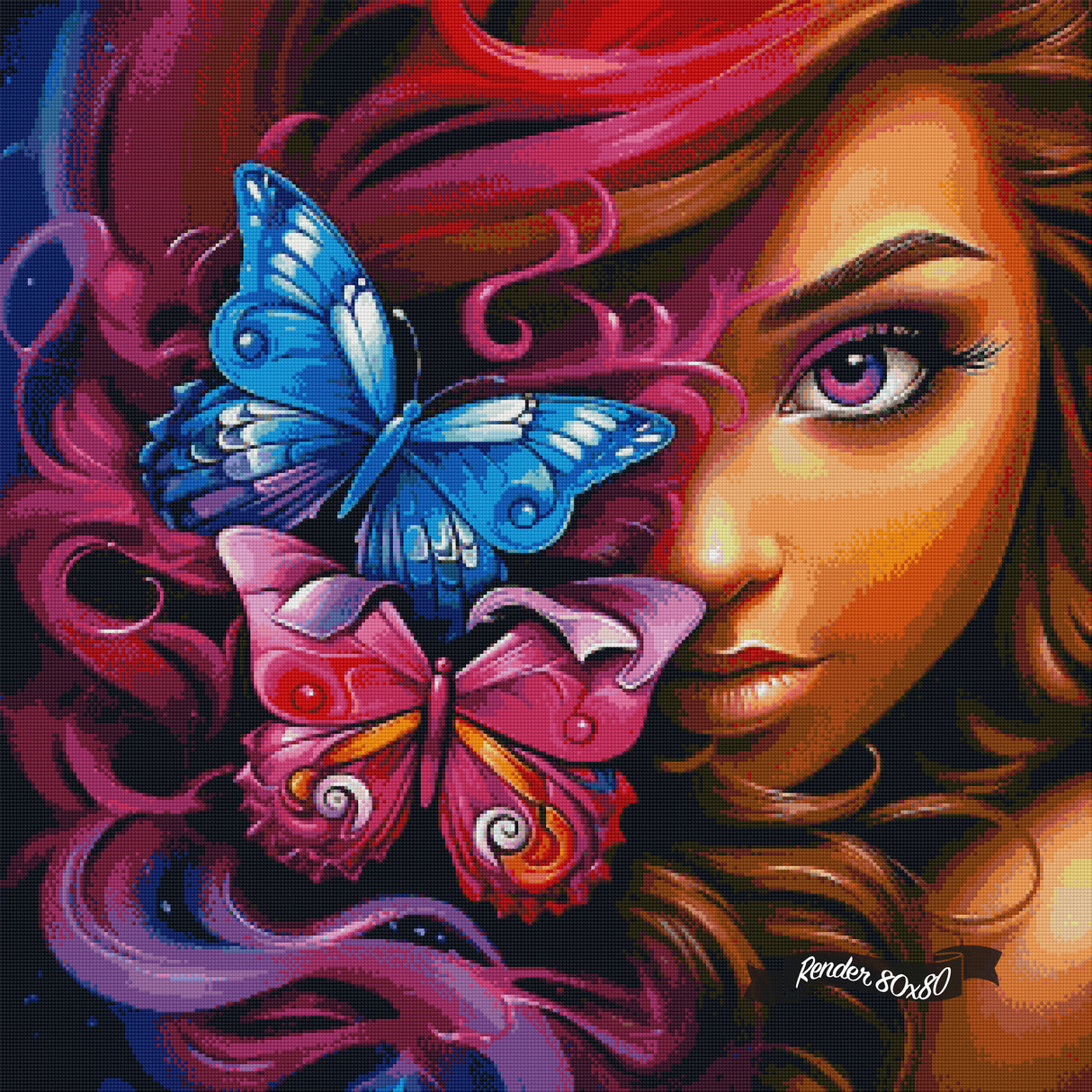 Vibrant Flutters ©StacyDealArt