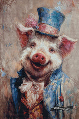 Victorian Animal Portraits - Pig ©Wumples / GratefulLicensing.com
